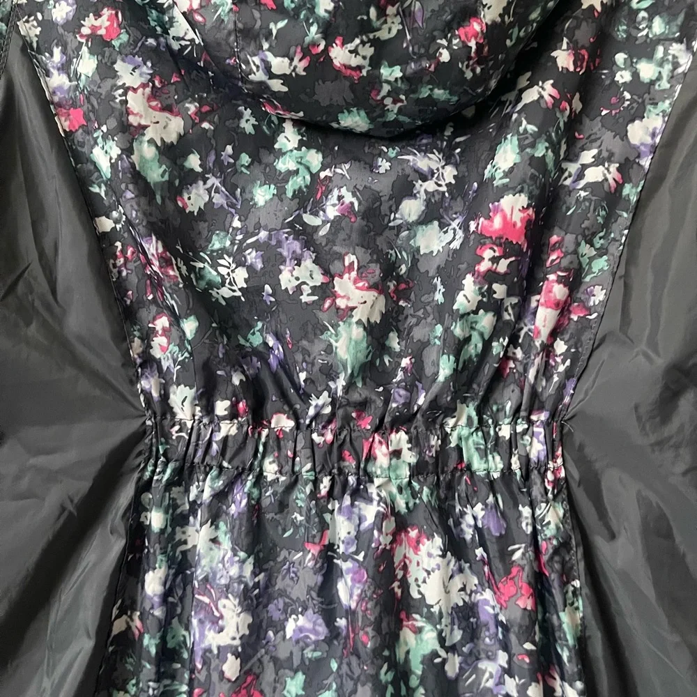 Stoic Girls’ Floral Printed Faux “Fur” Lined Raincoat